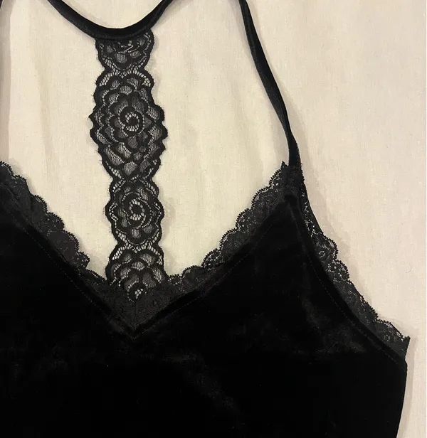 Forever 21 Black Velvet Tank - Image 2