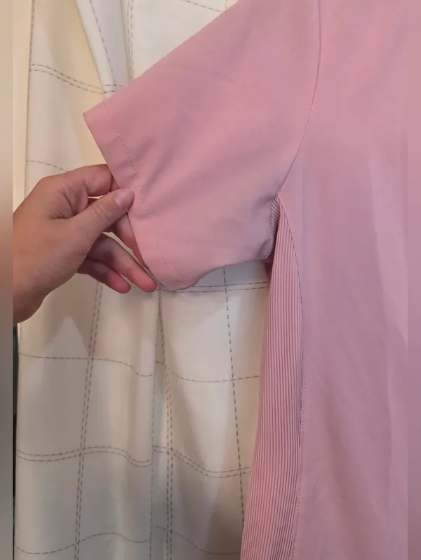 Crush Scrub Top Pink - Image 3