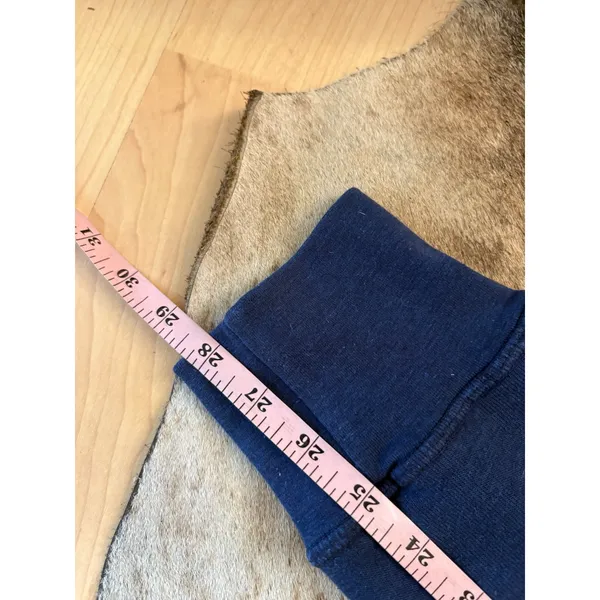 Aviator Nation Navy Moto Sweatpants blue Stripes Jogger size Small - Image 9