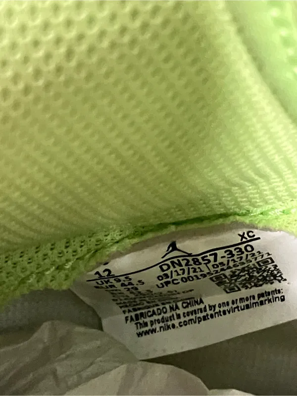 Billie Eilish x Air Jordan 1 KO 'Volt' Women's Sneakers 12W - Image 2