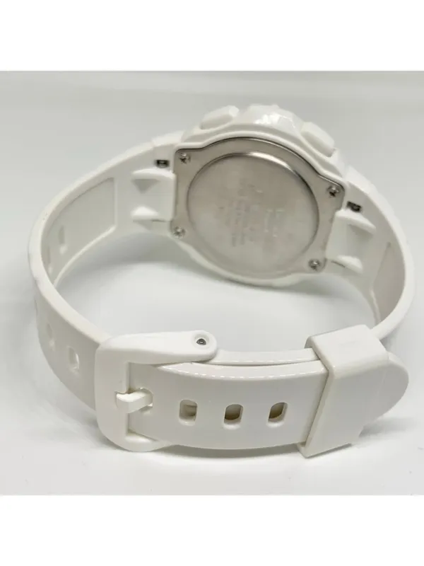 Casio illuminator Women's Digital Watch 39mm LWS1200H white resin band running - Image 5