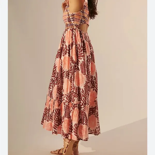 Cecilia Pettersson x Anthropologie Smocked Maxi Dress - Image 7