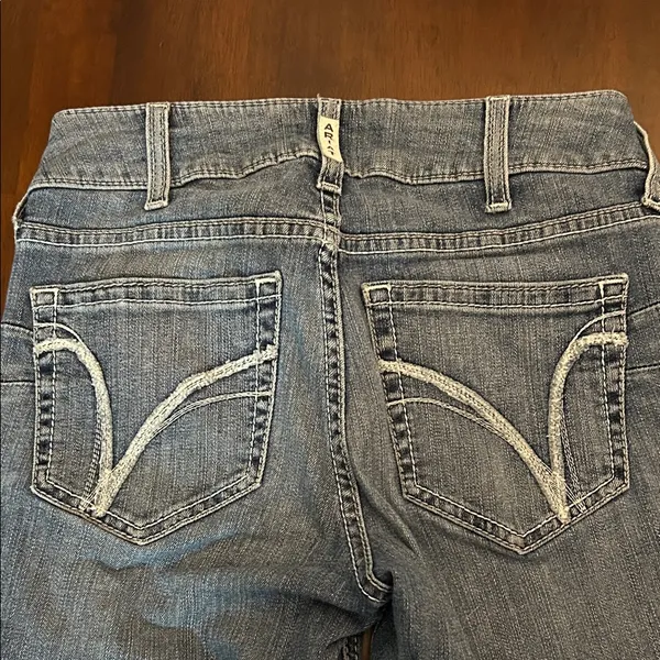 Ariat Perfect Rise Straight Leg Women's Classic Blue Jeans Size 26 Long - Image 5