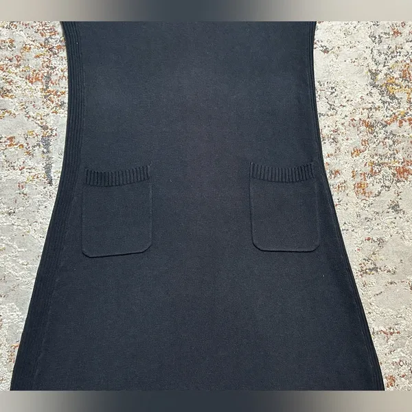 ATHLETA Cowl neck sweater dress with pockets size Small black - Image 6