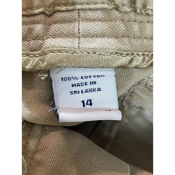 Abercrombie & Fitch Khaki Cargo Capri Pants Women Y2K Grunge Utility Low Rise - Image 6
