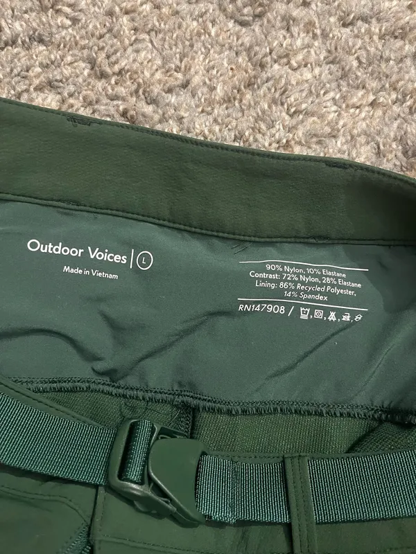 Outdoor Voices RecTrek Zip-Off Pants - Image 2
