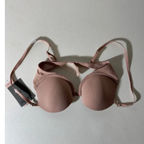 Calvin Klein NWT 32B Sculpt Lightly Lined Demi Bra Pink 2-Way Convertible Straps - Image 2