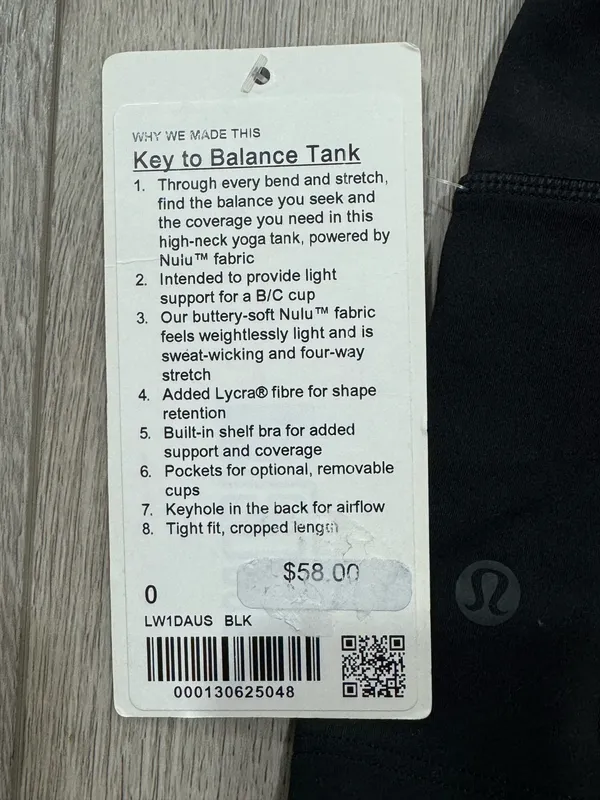 Lululemon Key To Balance Tank - Image 5