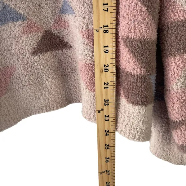 Loveriche Women's Size Small‎ Fuzzy Teddy Pink Cream Cozy Sweater - Image 8