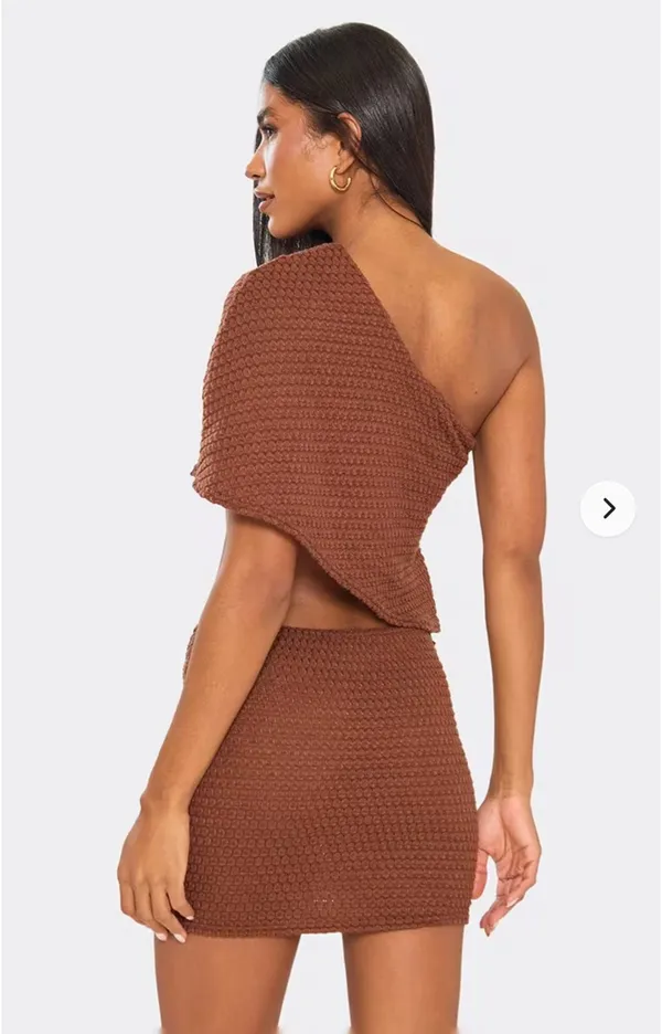 EGO Brown cut-out dress - Image 2