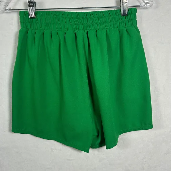 Urban‎ Cottage Green High Waisted Elastic Shorts ST3034 Womens Small - Image 2