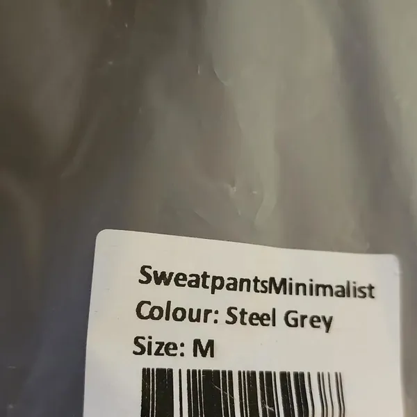 NWT COMFRT Minimalist Sweatpants Steel Grey - Image 3