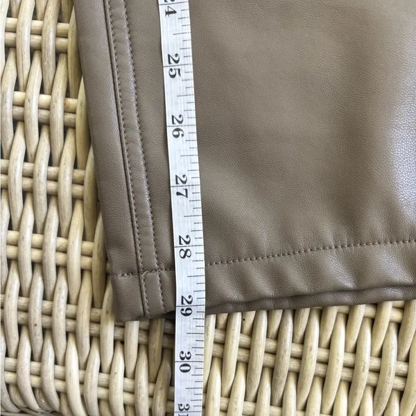 Abercrombie and Fitch Curve Love‎ Vegan Leather 90s Relaxed Pants 6 boho grunge - Image 7