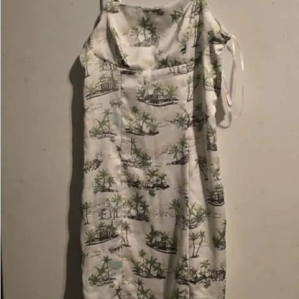 Hippie Rose Green Floral Mini Dress - Image 4