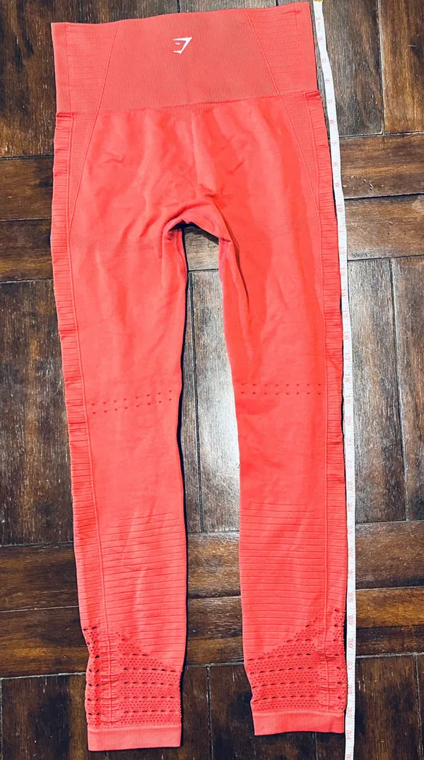 Gymshark NWOT Energy Seamless Leggings - Polka Pink/Coral - S - Image 11