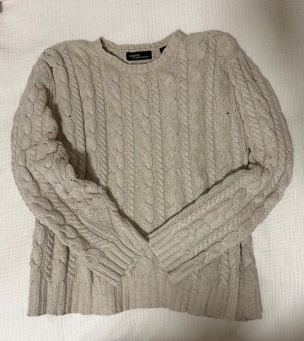 Rory Gilmore Cable Knit Sweater! White - Image 2