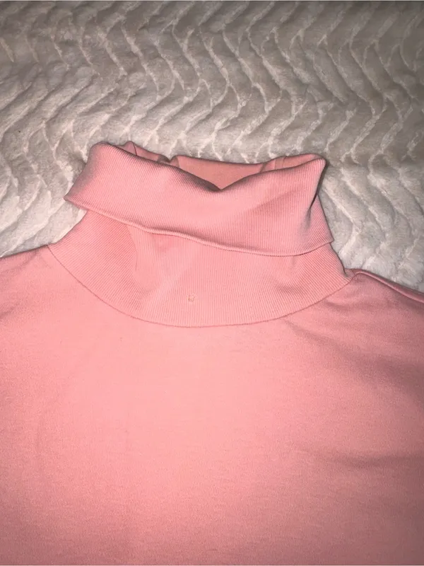Ralph Lauren Dusty Pink Cotton Turtleneck - Image 3