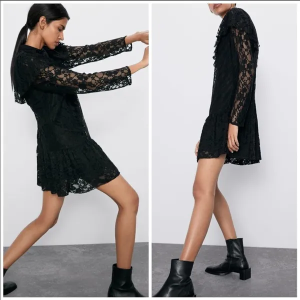 ✨ Zara All Over Lace Dress✨ - Image 3