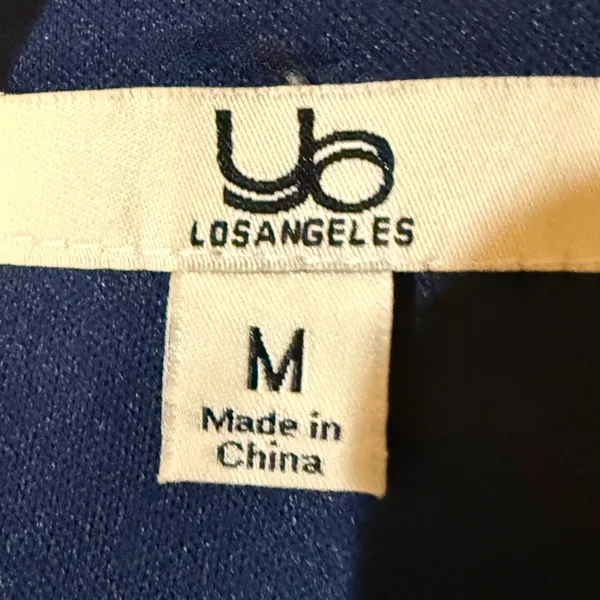 Ya Los Angeles Fit and Flare Navy Blue Dress Size M - Image 12