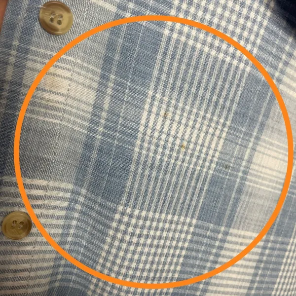 Vintage 90s Paris Sport Club Button Down Shirt FLAWS Women Large Plaid Grunge‎ - Image 11