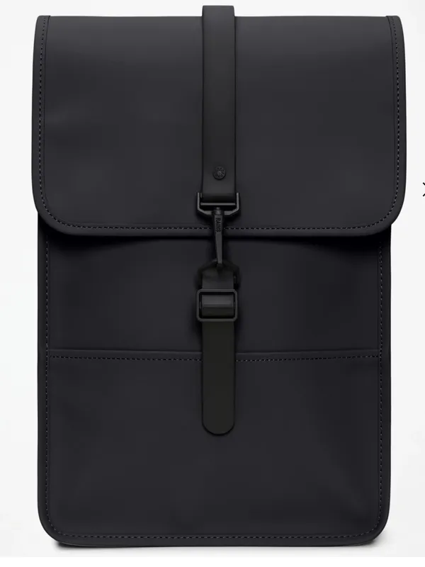 Rains Black Backpack Mini new without tags waterproof - Image 3