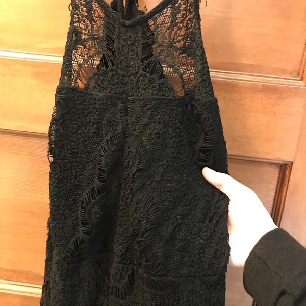 Free People “Shes Got It” Lace Button Back Dress - Image 8