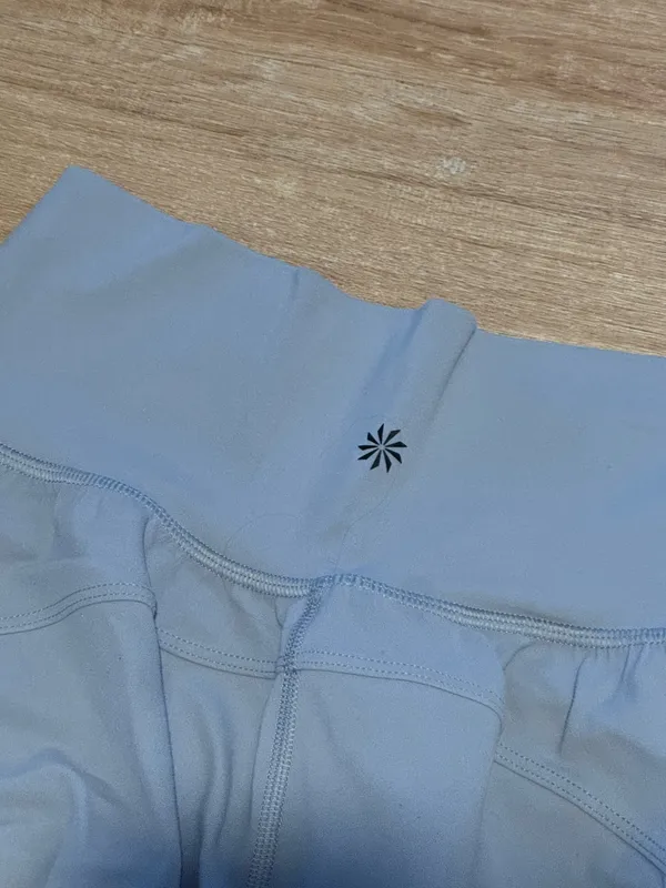 Athleta Light Blue Salutation Joggers - Image 6