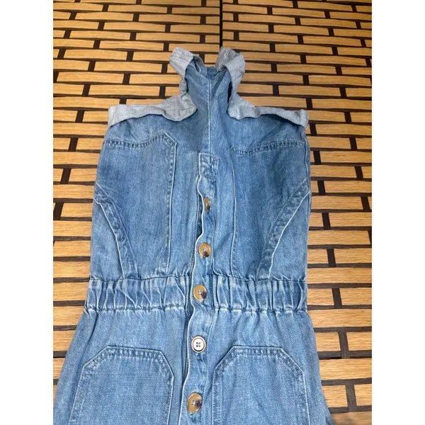 Show Me‎ Your Mumu Cannon Denim Romper Size XS - Image 4