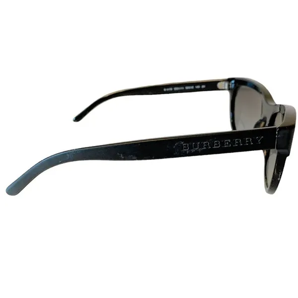 Burberry Sunglasses B 4176 Cat Eye Women Black 56mm‎ - Image 4