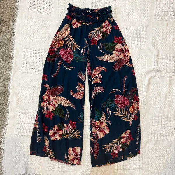 Patrons of Peace Angelo small wide leg flowy floral pull on pant P3 2947 - Image 12