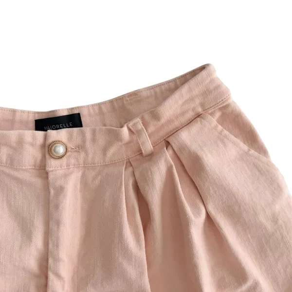 Majorelle Kaylee Peachy Pink Shorts Size Medium High Rise Fashion Dressy Party - Image 3