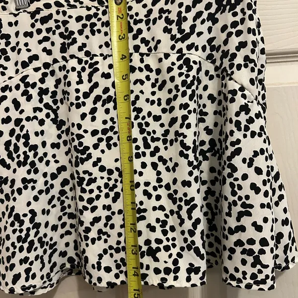 Altar'd State Black and White Polka Dot Skort - size L - Image 2