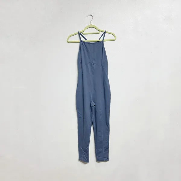 Free People Bluemoon Side To Side Open Back Active One Piece Jumpsuit Sz S - Image 2