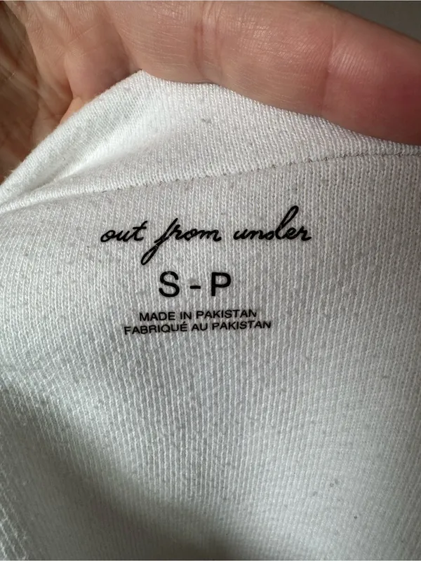 Urban Outfitters Out From Under Women’s Half Snap High Neck White Fleece Small - Image 3