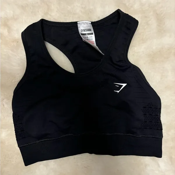Gymshark, Energy Seamless Sports Bra - Black S - Image 4