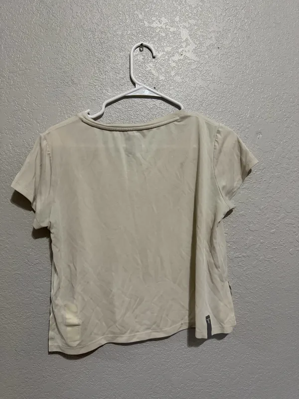 Takedown Workout Crop White Size M - Image 2