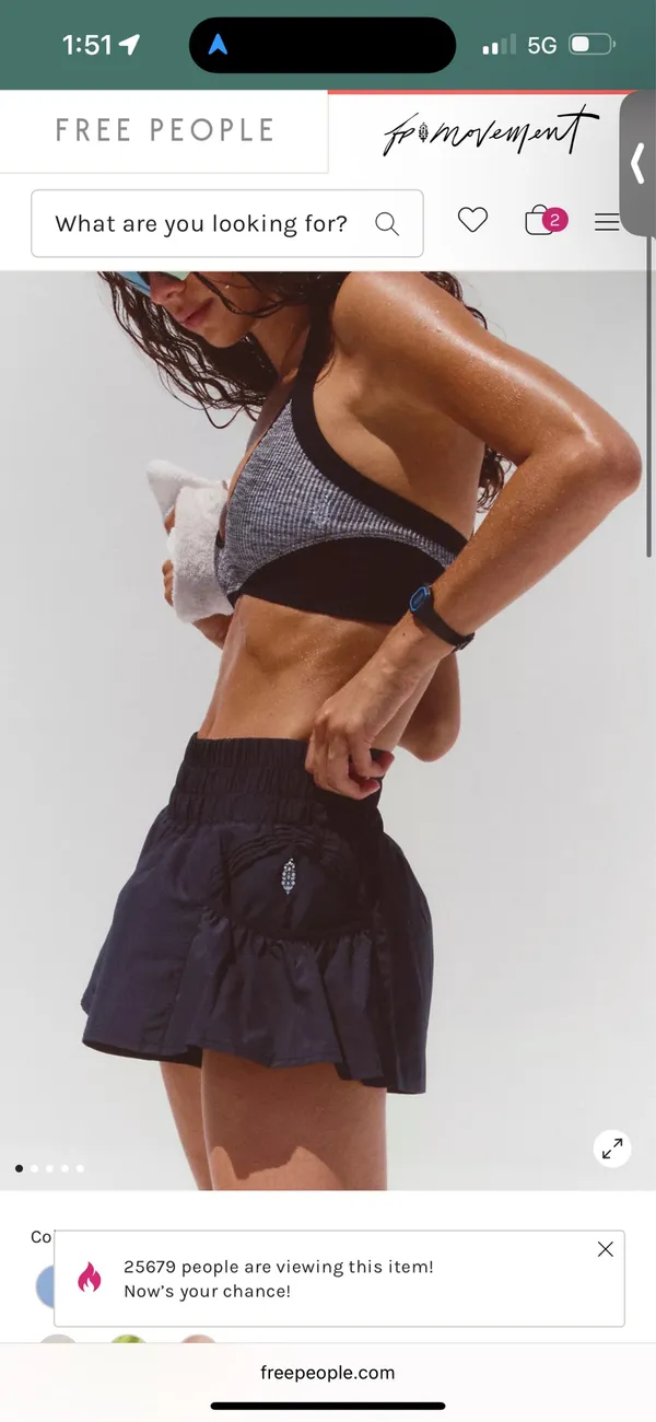 Free people movement shorts - Image 2