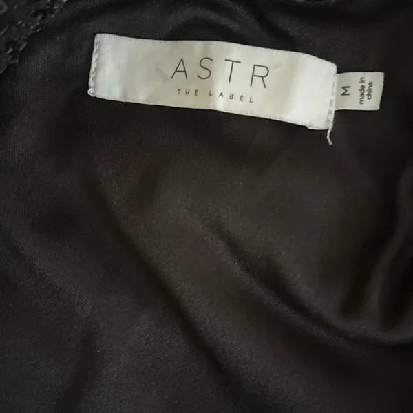 ASTR the label Sequin Flutter Sleeve Mini Dress DAMAGED! Sz M - Image 16