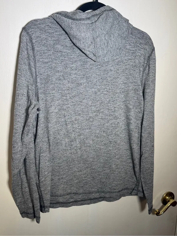 Abercrombie & Fitch Women's Small Gray Hooded Pullover Sweatshirt - Image 7
