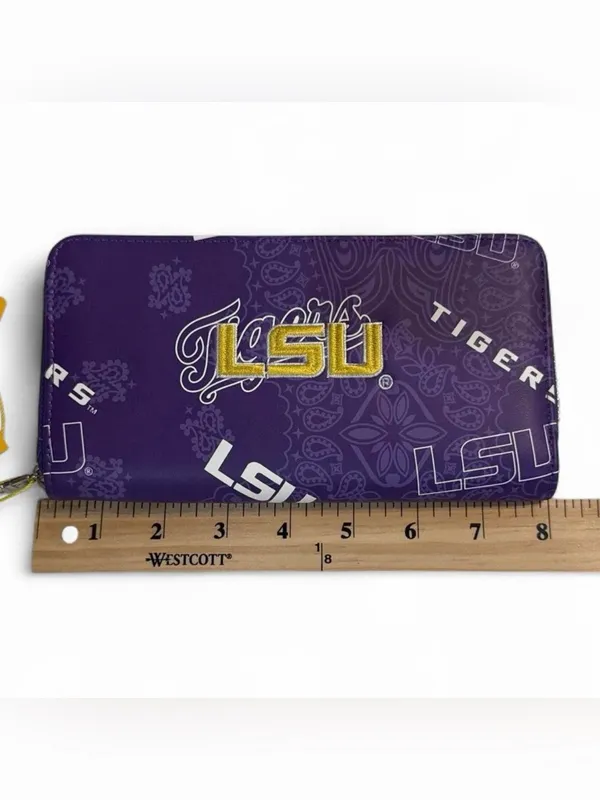 Montana West LSU Purple and Gold Wallet Wristlet Set NWT - Image 7