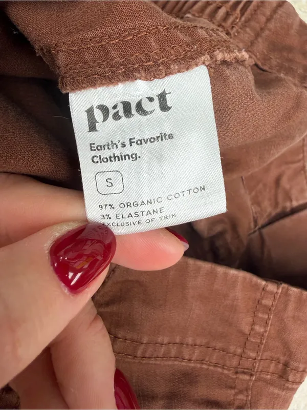 Pact Brown Relaxed Jogger Pants - Image 4