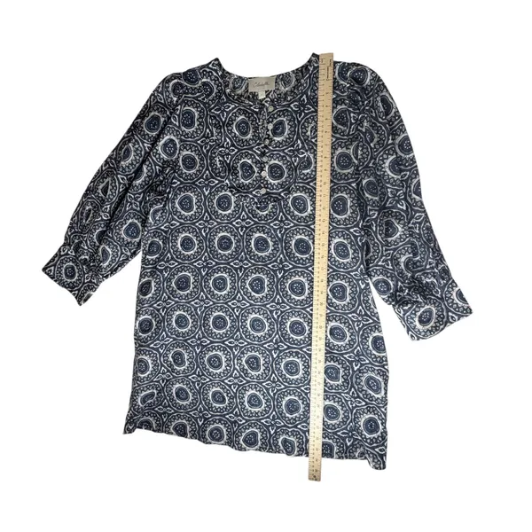 Cleobella Organic Cotton Floral Medallion Mini Dress Large Tunic Boho Relaxed‎ - Image 10