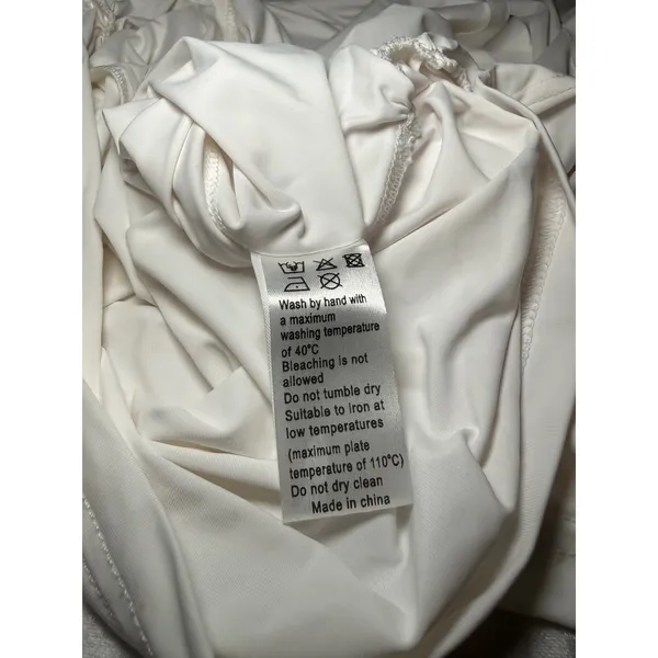Lioness White Ruched SideBoat Neck Top Size M Minimalist Chic - Image 8
