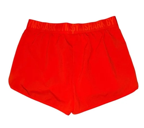 Gymshark orange elastic waist athletic shorts women’s size XL - Image 2