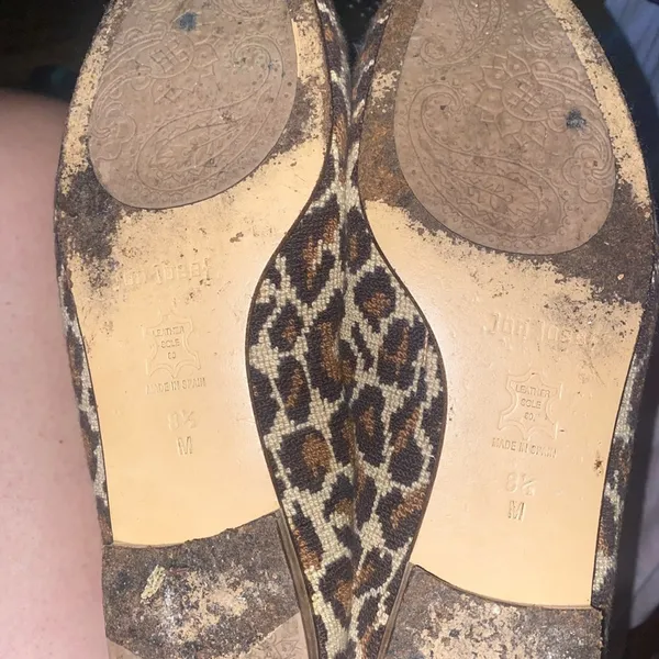 Jon Josef brown leopard print slip ons size 8.5 - Image 5