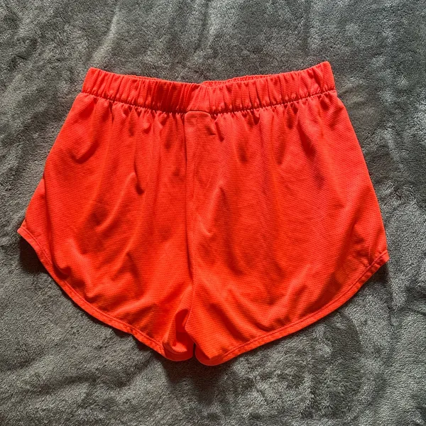 Gymshark Women's Athletic Shorts - Vibrant Coral orange - Image 2