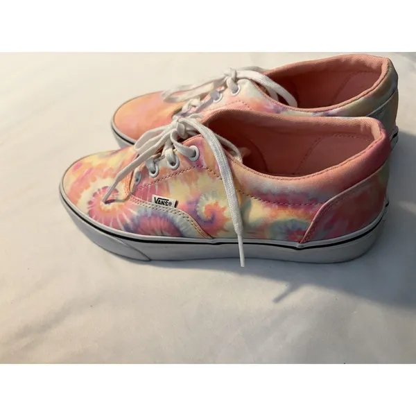 Vans‎ Era Tie Dye Pink Orange Purple Low Top Skate Shoes Womens 8.5 721356 - Image 5