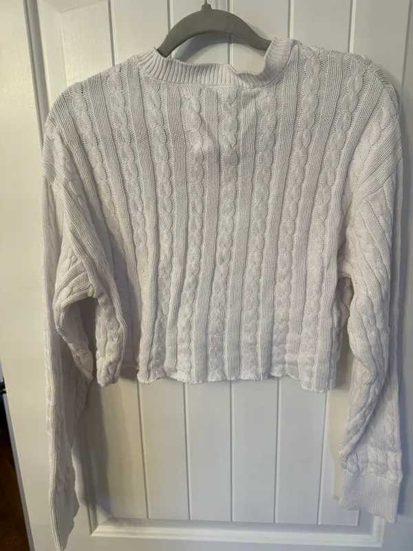 Aerie Cropped Sweater - Image 3