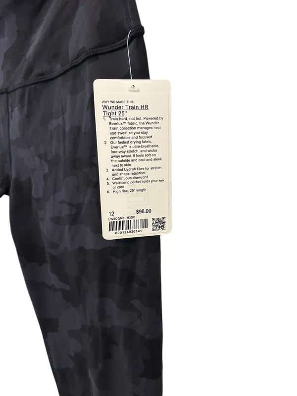 Lululemon NEW Wunder Train HR Tight 25" #12 Heritage 365 Camo Deep Coal Multi - Image 7