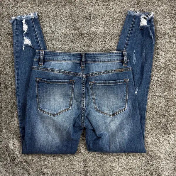 Kancan Denim Jeans Distressed Women's 5/26 - Image 8
